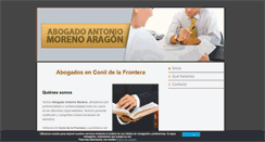 Desktop Screenshot of abogadoantoniomoreno.com