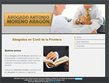 Tablet Screenshot of abogadoantoniomoreno.com